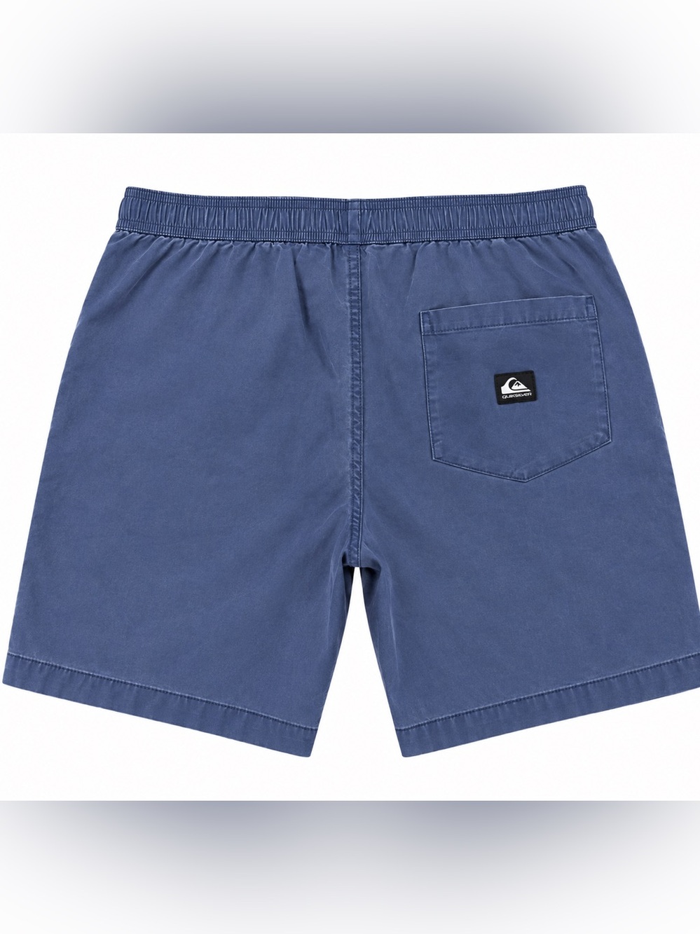 Quiksilver Men’s Slate Blue Elastic-Waist Swim Trunks